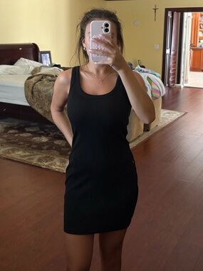 Women's Black Tank Bodycon Dress